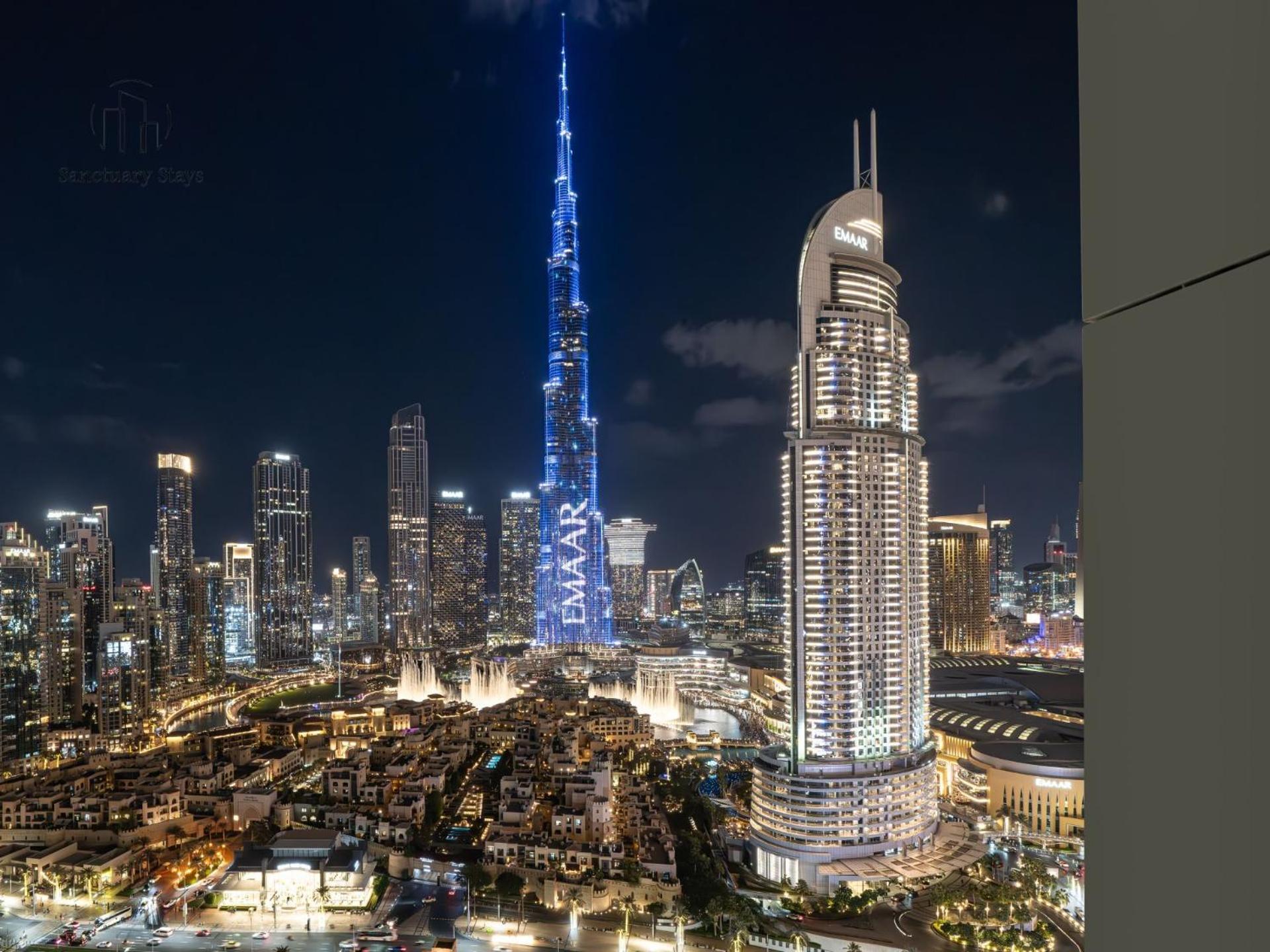 Apartment Burj Royale - New Luxe 2br With Full Burj Khalifa & Fountain Views, 2min To Mall